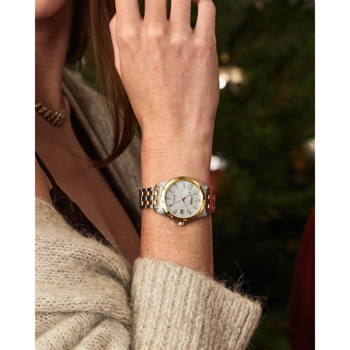 EO1224-54D Reloj Citizen Peyten de dama banda de metal 33mm