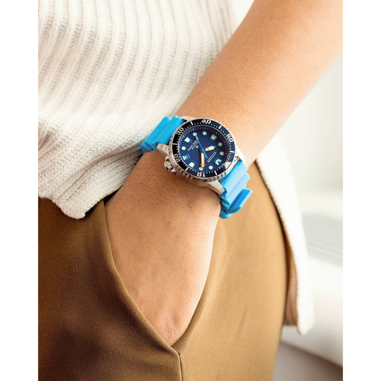 EO2028-06L Reloj Citizen Promaster de dama pulsera de caucho 36mm