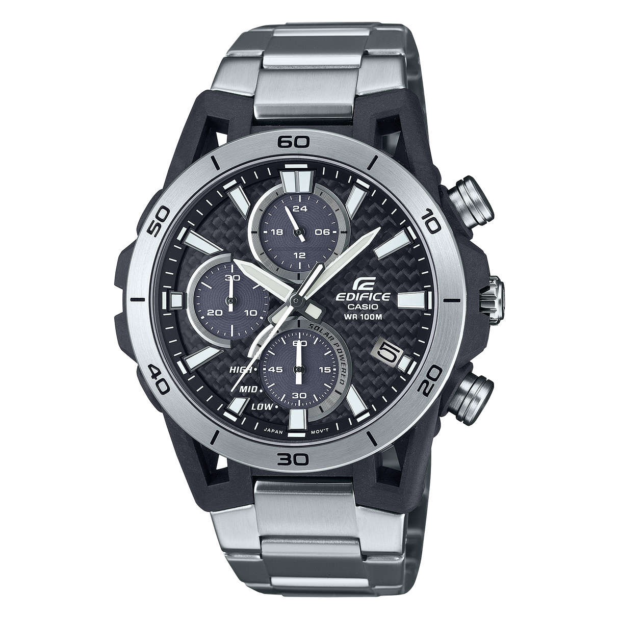 EQS-960 Reloj Edifice para hombre pulsera de caucho