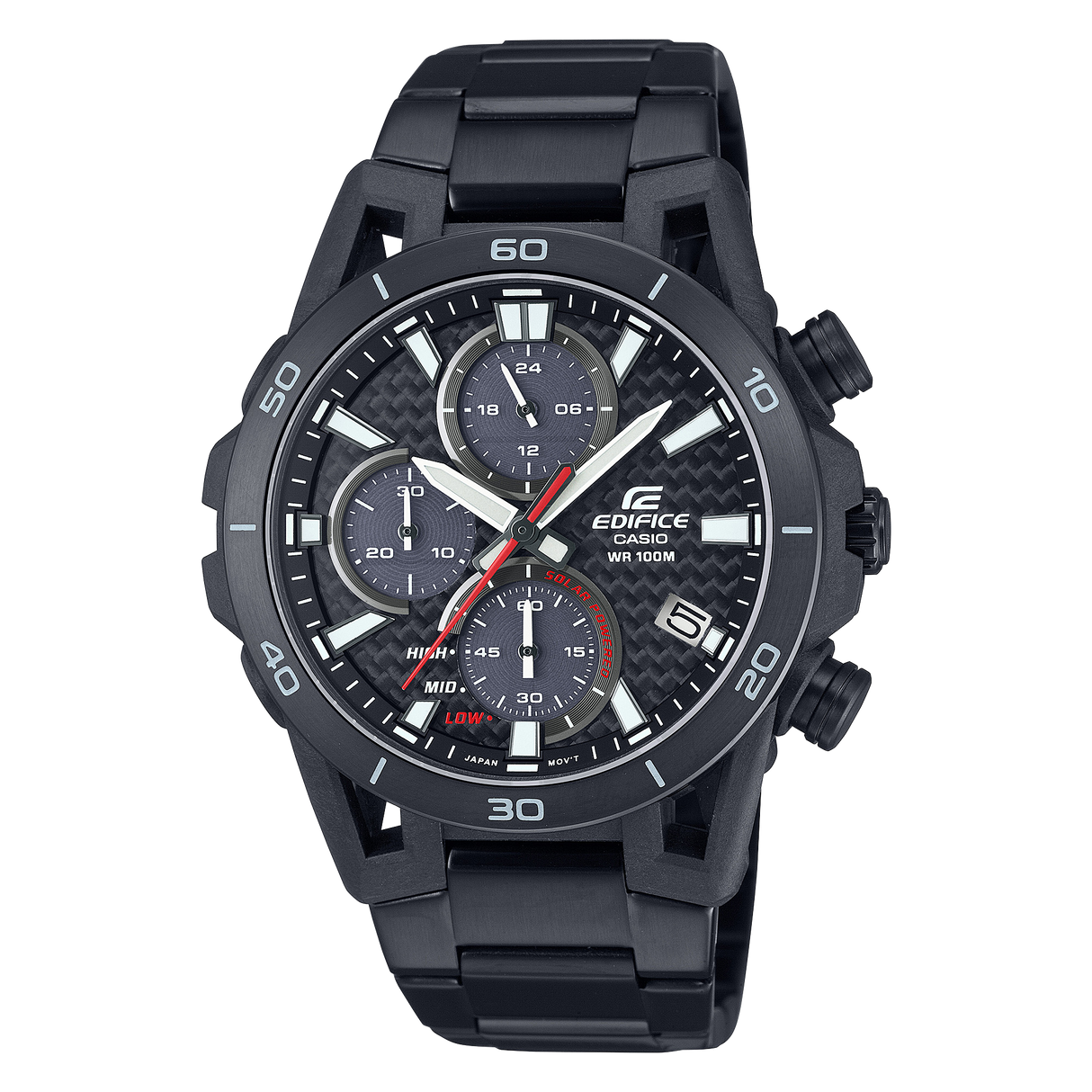 EQS-960 Reloj Edifice para hombre pulsera de caucho