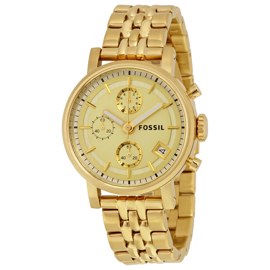 Reloj Fossil Boyfriend de mujer pulsera de acero inoxidable
