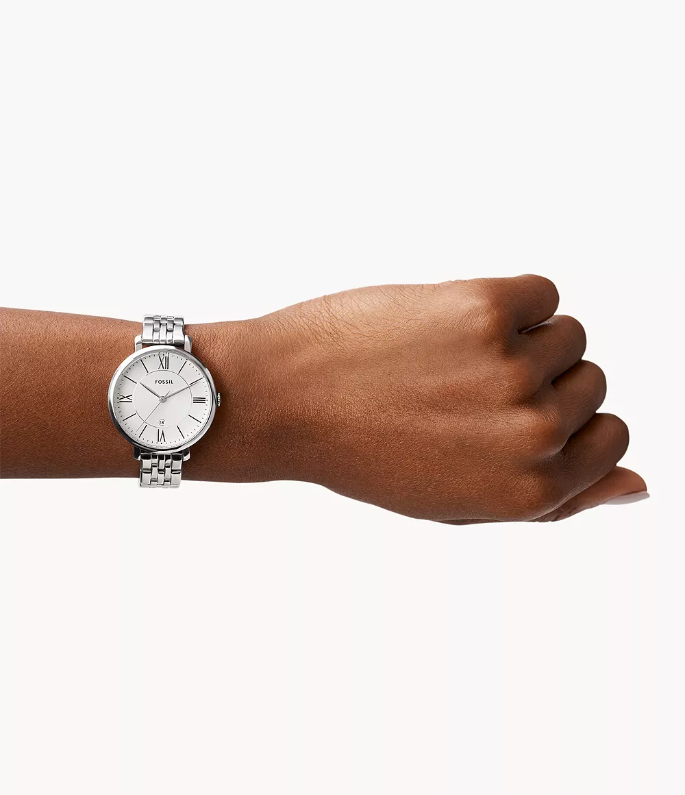Reloj Fossil Jacqueline de dama correa de metal 36 mm