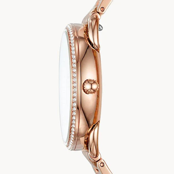 Reloj Fossil Tailor de dama correa de acero inoxidable