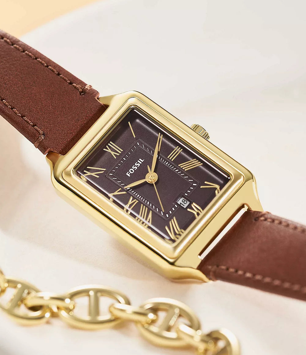 Reloj Fossil Raquel para dama pulsera de cuero