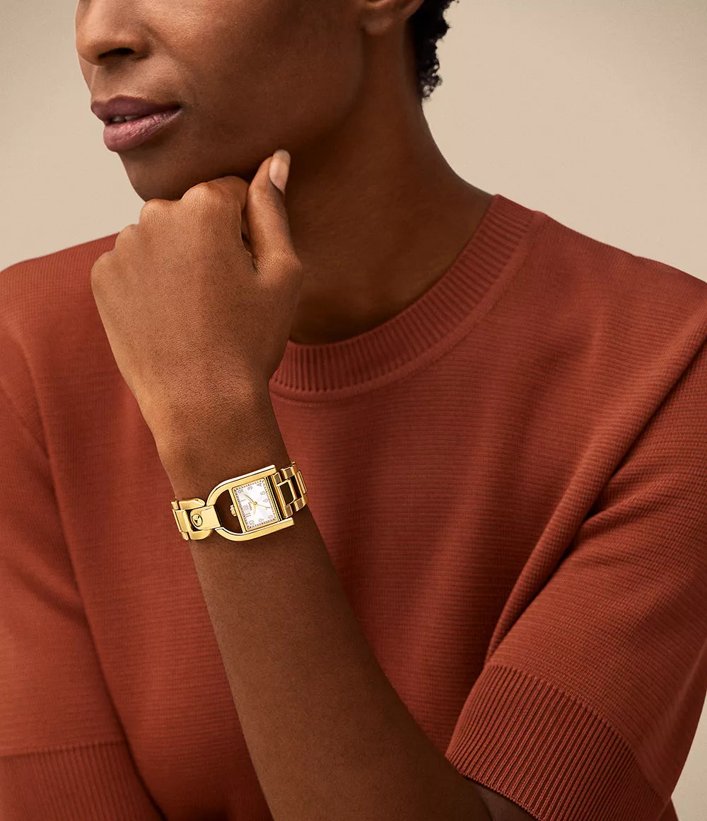 Reloj Fossil Harwell de mujer correa de metal