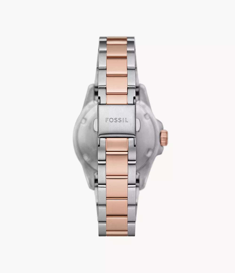 Reloj Fossil Blue Dive para mujer pulsera de metal