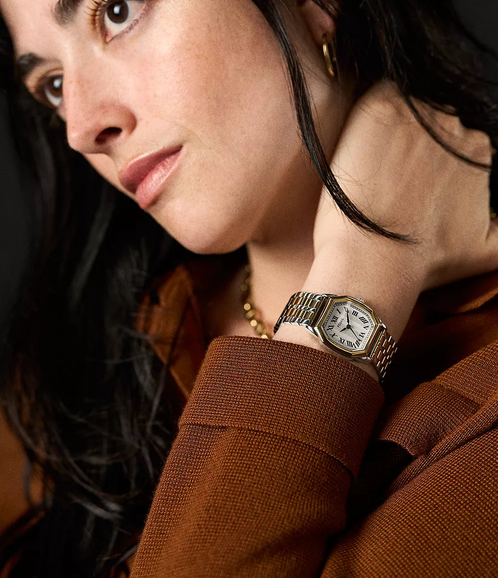 Reloj Fossil Harlow de mujer banda de metal 27 mm