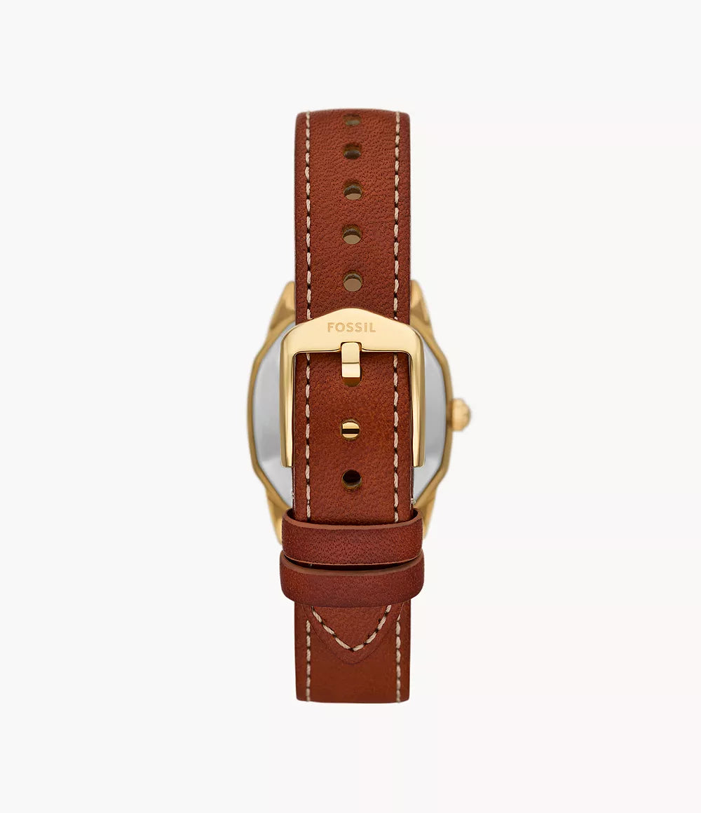 Reloj Fossil Harlow de dama correa de piel 27 mm