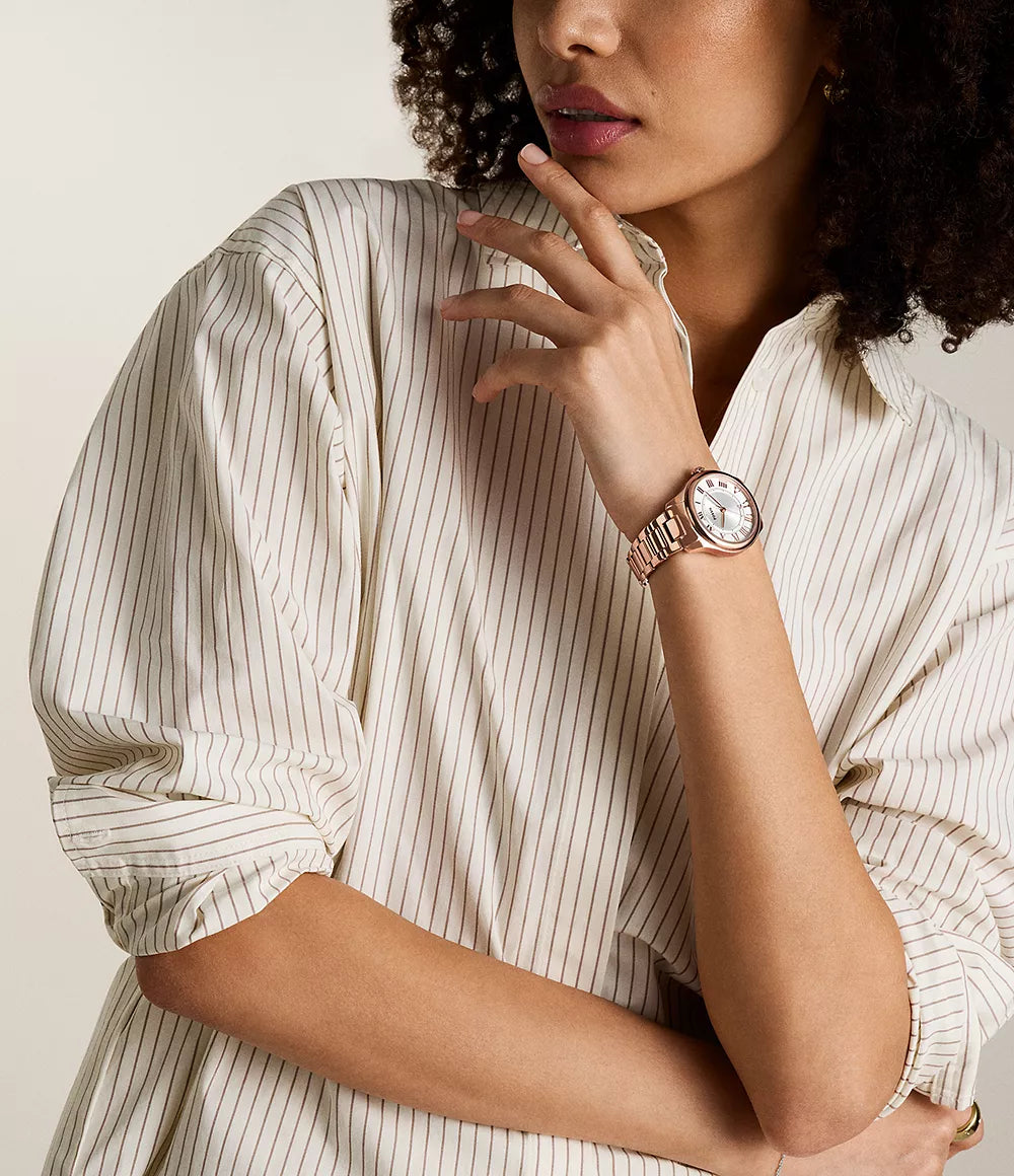 Reloj Fossil Gilmore de dama pulsera de metal 38mm