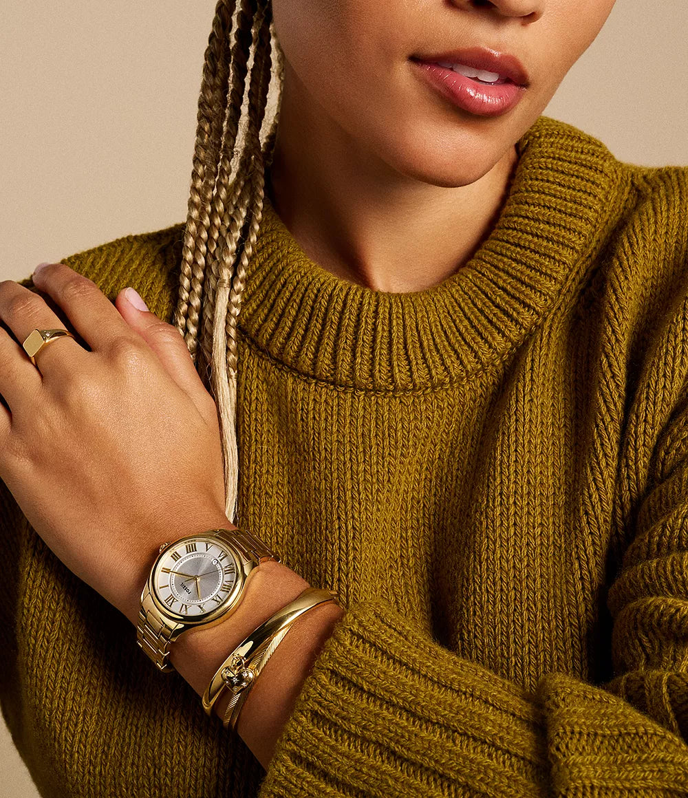 Reloj Fossil Gilmore de dama pulsera de metal 38mm