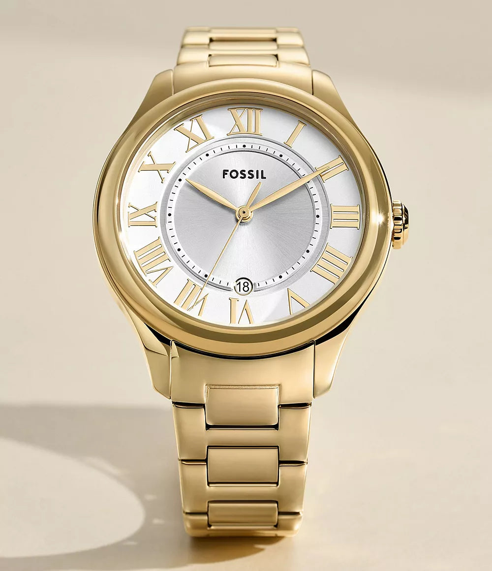 Reloj Fossil Gilmore de dama pulsera de metal 38mm