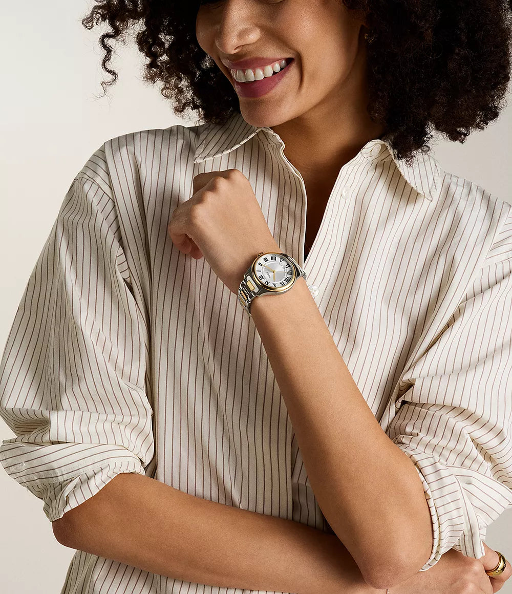 Reloj Fossil Gilmore de dama pulsera de metal 38mm