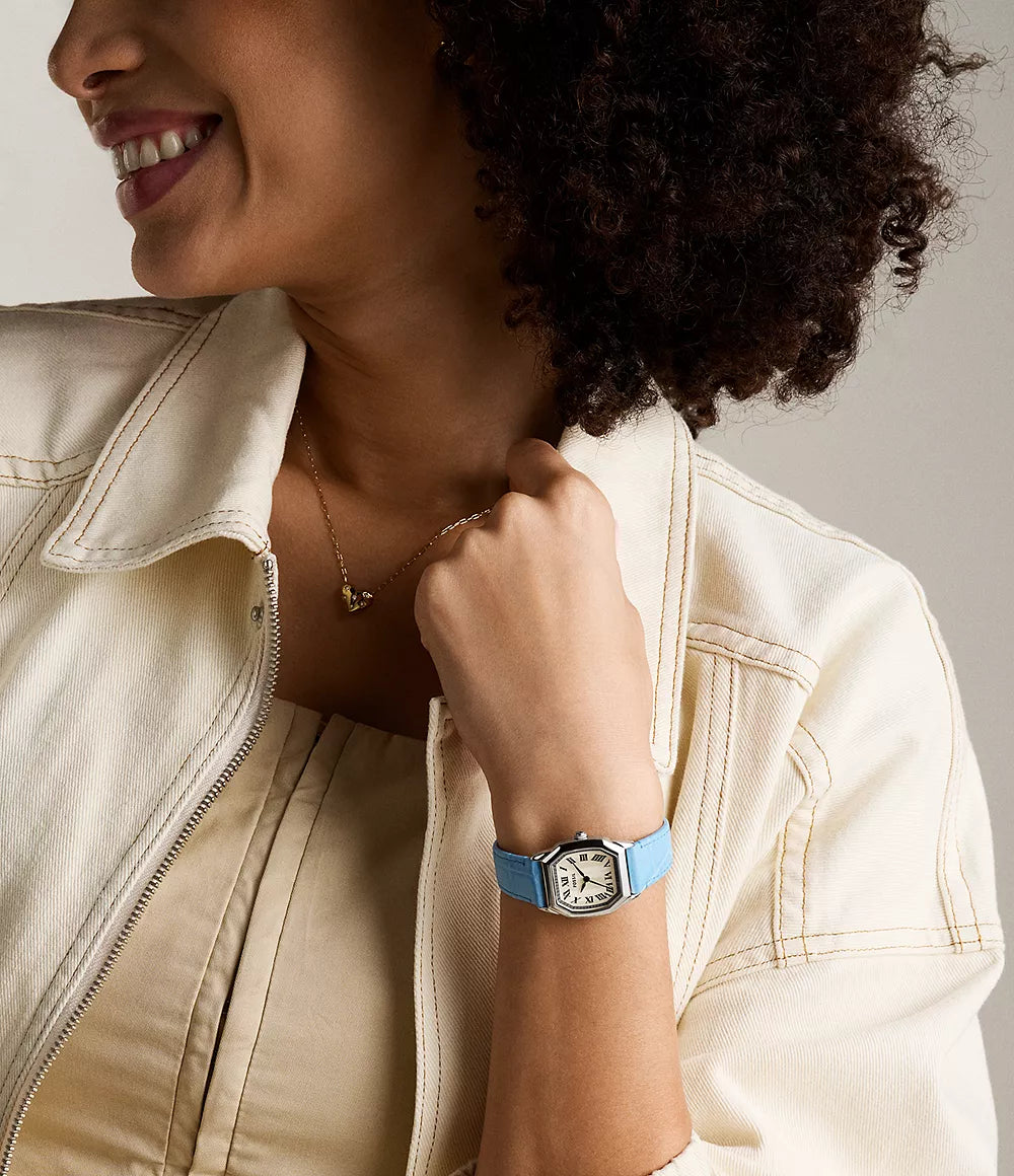 Reloj Fossil Harlow de dama correa de piel 27 mm