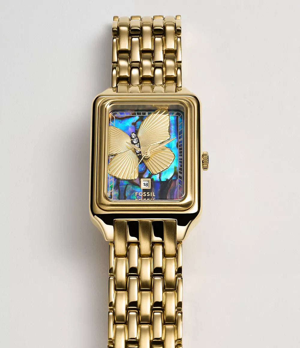 Reloj Fossil Raquel de dama pulsera de metal 26mm