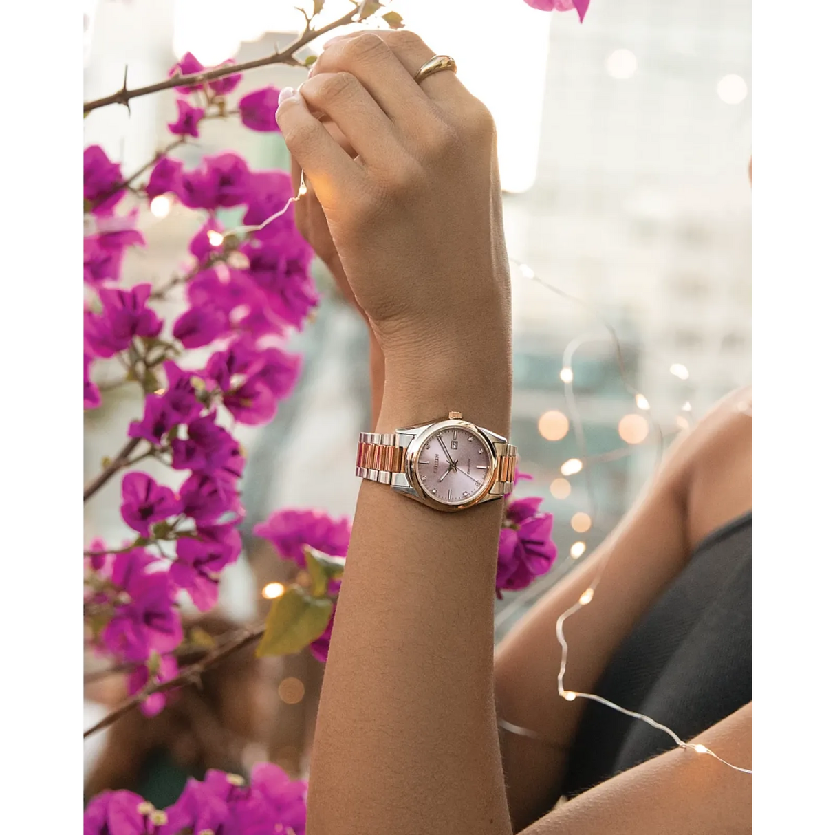 EW2706-58X Reloj Citizen Sport Luxury de mujer correa de acero inoxidable