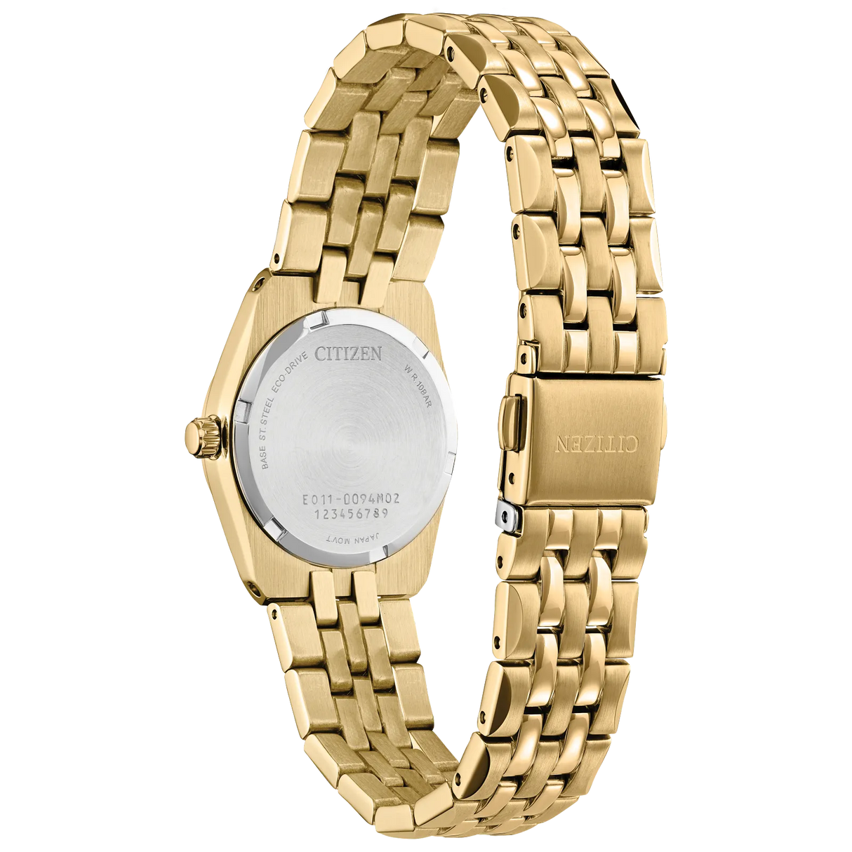 EW2712-55E Reloj Citizen Corso de dama pulsera de metal con diamantes incrustados 28 mm