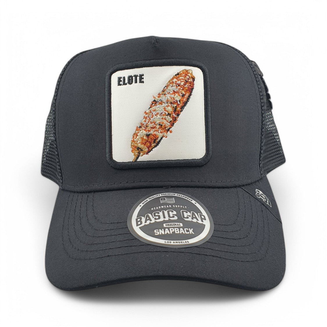 Gorras Basic Cap Authentic food Elote con malla trasera