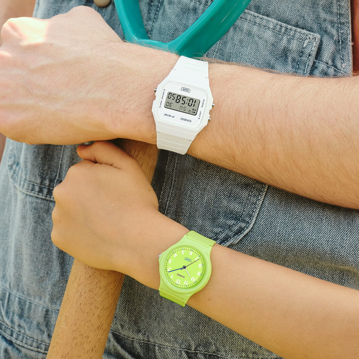 F-91WB Reloj Casio unisex pulsera de caucho