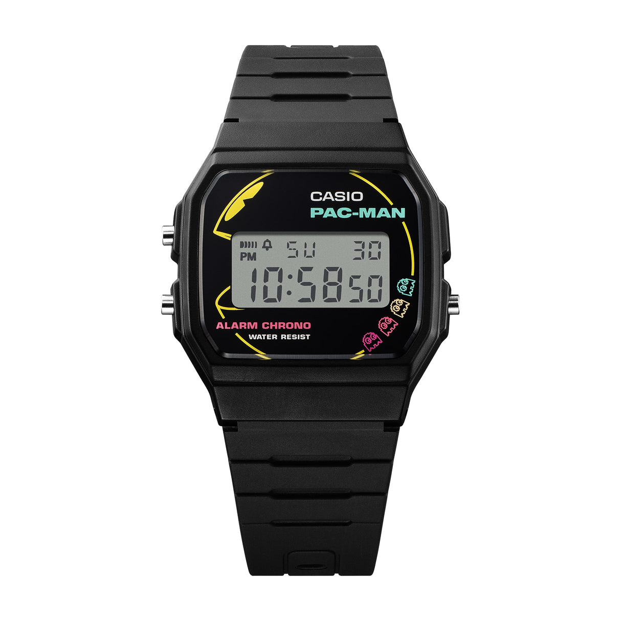 F-91WPC-1A Reloj Casio Pac-Man pulsera de caucho