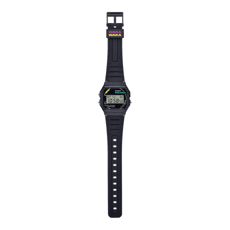 F-91WPC-1A Reloj Casio Pac-Man pulsera de caucho