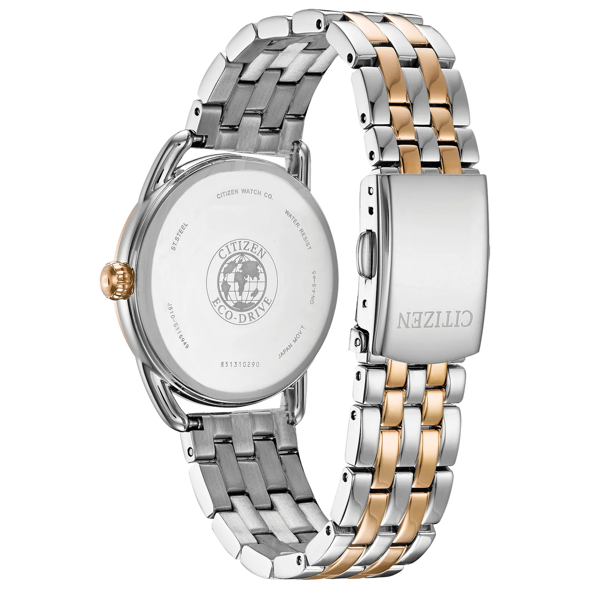 FE6086-74A Reloj Citizen Sport Casual de mujer correa de acero inoxidable 36 mm