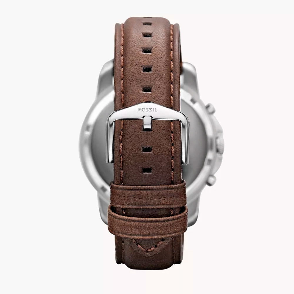 Reloj Fossil Grant de hombre banda de piel 44 mm
