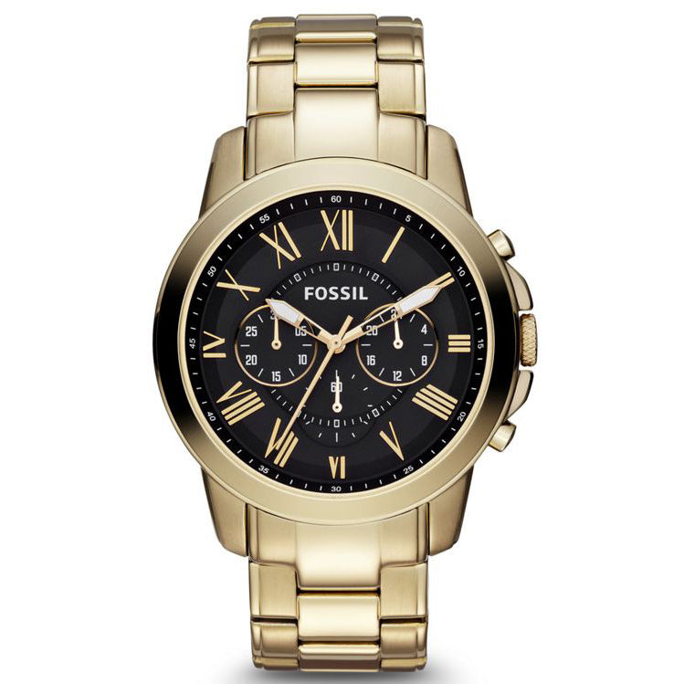 Reloj Fossil Grant de hombre banda de metal 43 mm