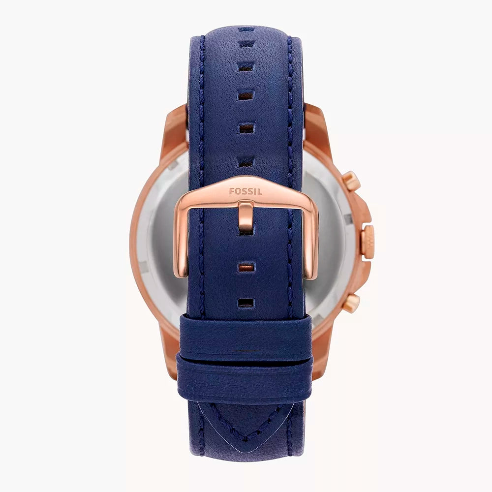 Reloj Fossil Grant de hombre banda de piel 44 mm