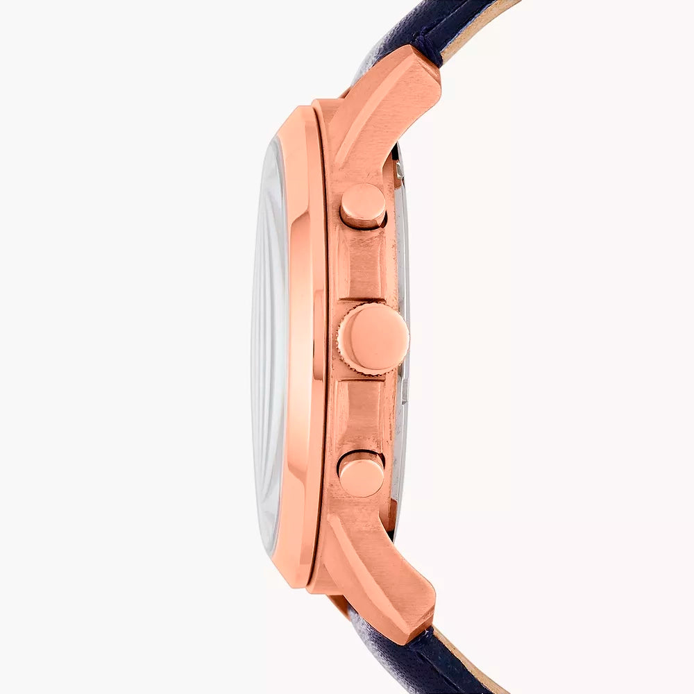 Reloj Fossil Grant de hombre banda de piel 44 mm