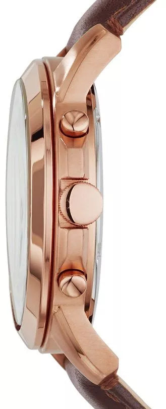 Reloj Fossil Grant de hombre banda de piel 44 mm