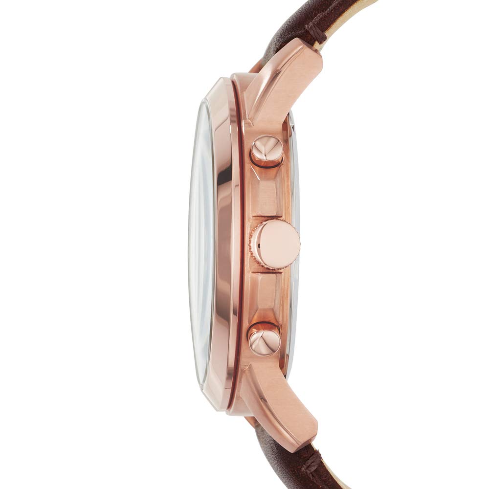 Reloj Fossil Grant de hombre banda de piel 44 mm