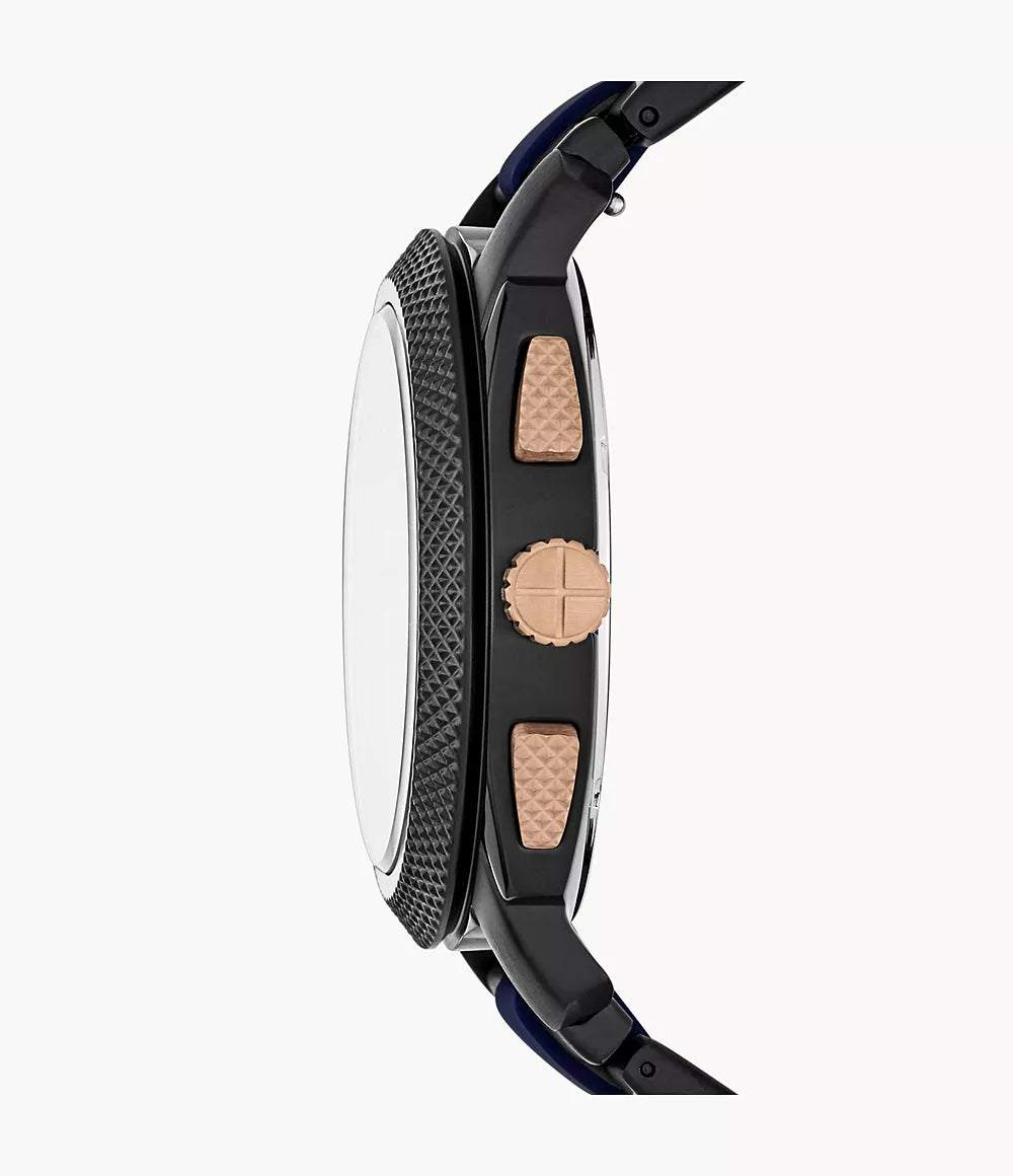 Reloj Fossil Machine de caballero correa de acero inoxidable 45 mm