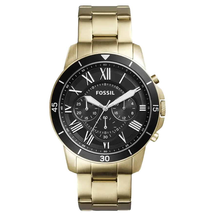 Reloj Fossil Grant de hombre banda de metal 43 mm