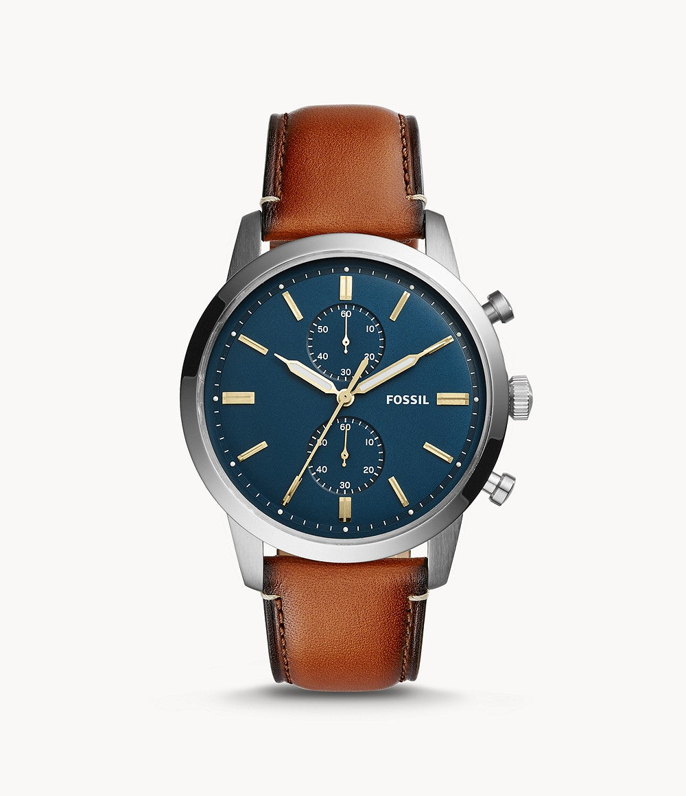 Reloj Fossil Townsman de hombre correa de cuero 44mm