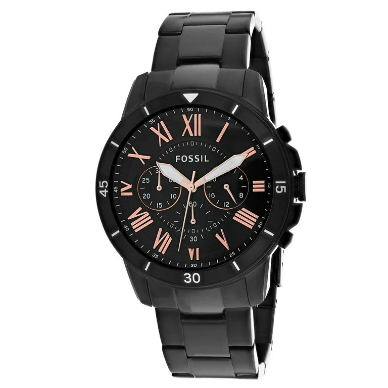 Reloj Fossil Grant de hombre banda de metal 43 mm