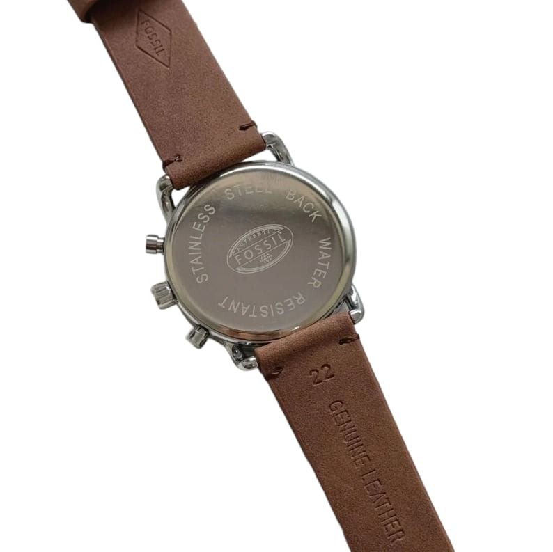 Fossil The Commuter Reloj Análogo de Cuero para Hombre
