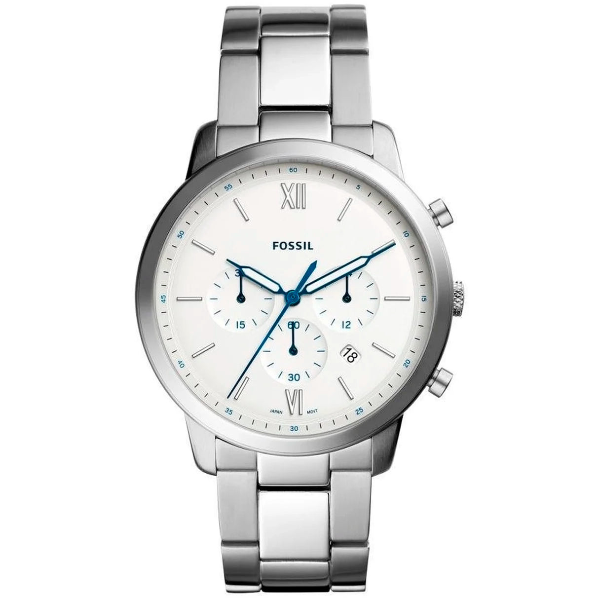 Reloj Fossil Neutra para caballero pulsera de metal 44mm