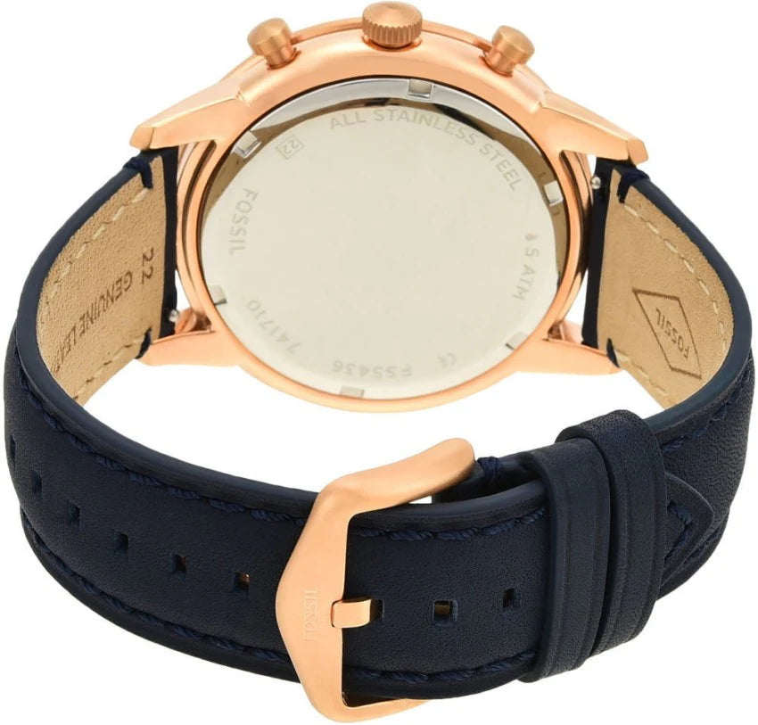 Reloj Fossil Townsman de hombre correa de cuero 44mm