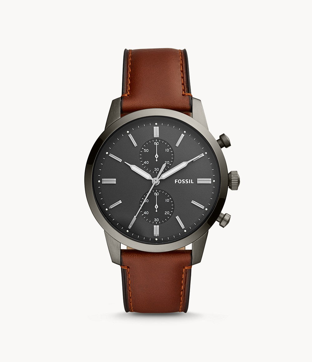 Reloj Fossil Townsman de hombre correa de cuero 44mm