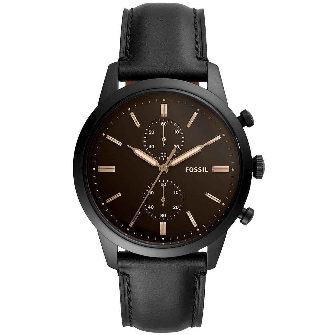 Reloj Fossil Townsman de hombre correa de cuero 44mm