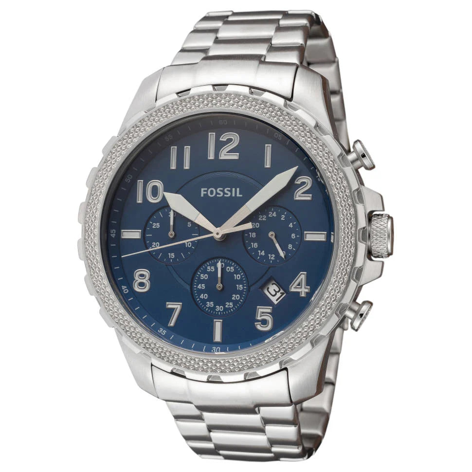 Fossil Bowman Reloj de hombre banda de metal 46 mm