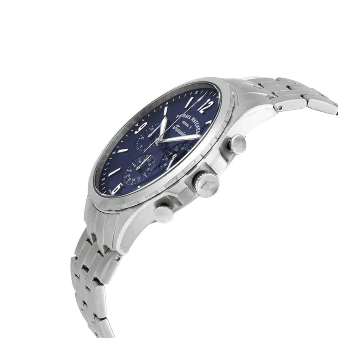 Reloj Fossil Bronson de caballero pulsera de metal 50 mm