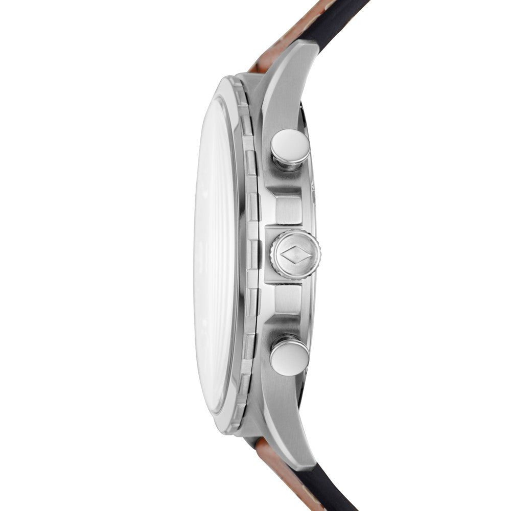 Reloj Fossil Forrester de hombre pulsera de cuero 46mm