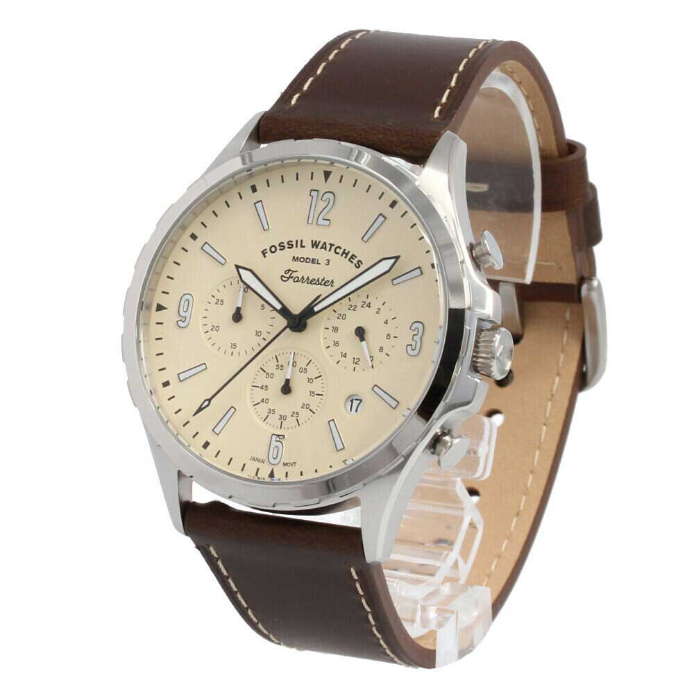 Reloj Fossil Forrester de hombre pulsera de cuero 46mm