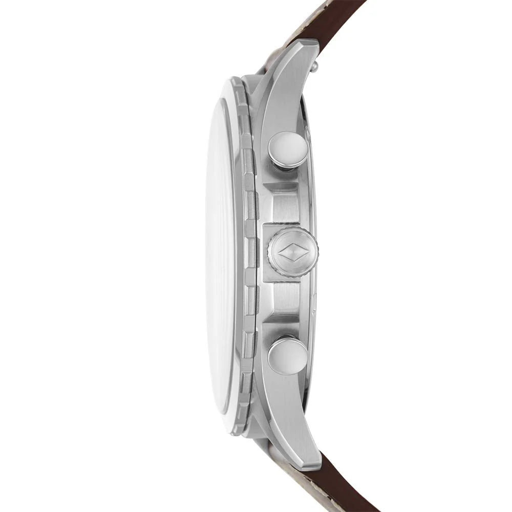 Reloj Fossil Forrester de hombre pulsera de cuero 46mm