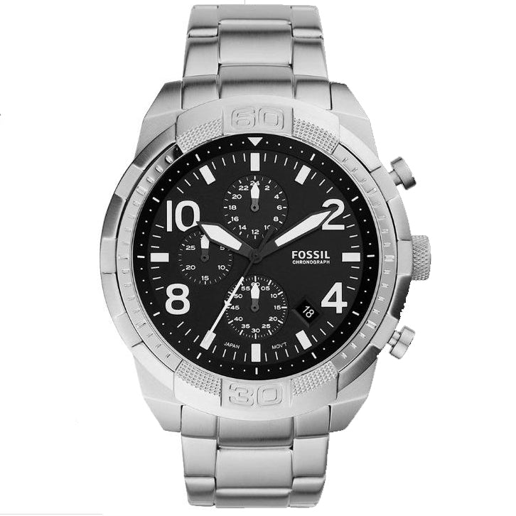 Reloj Fossil Bronson de caballero pulsera de metal 50 mm