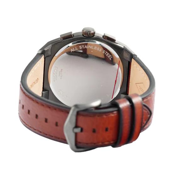 Reloj Fossil Everett de hombre banda de piel 42 mm