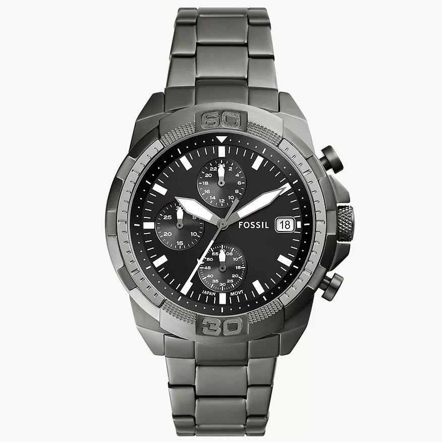 Fossil Bronson Reloj Análogo para Hombre Pulsera de Metal