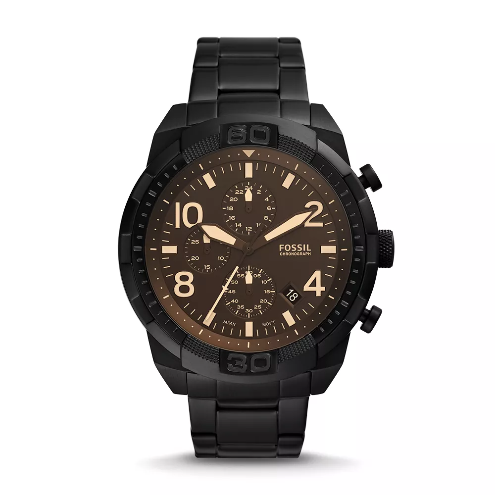 Reloj Fossil Bronson de caballero pulsera de metal 50 mm