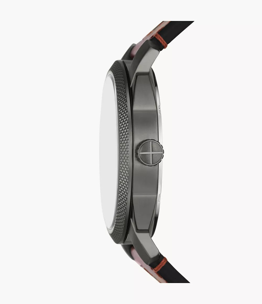 Reloj Fossil Machine para caballero pulsera de cuero